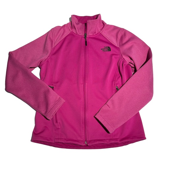 The North Face Jackets & Blazers - The North Face pink Windwall zip up jacket in Medium. Pockets.